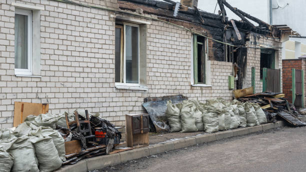 Professional Fire Damage Removal technician working in New Hope, MN